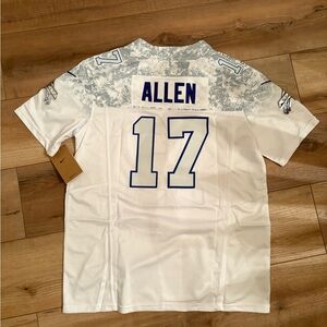 Josh Allen Bills #17 Youth Medium White Rivals Football Jersey